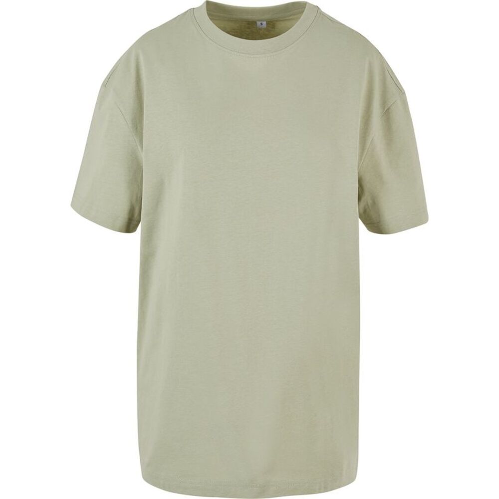Build Your Brand Womens/Ladies Boyfriend Oversized T-Shirt / Soft Salvia